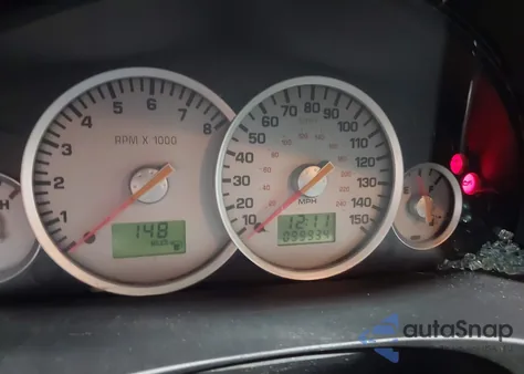 2002 Mercury Cougar V6 z USA, uszkodzony, nr VIN 1ZWFT61L925607106